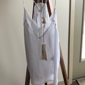 White Cami / Lace Tank-top